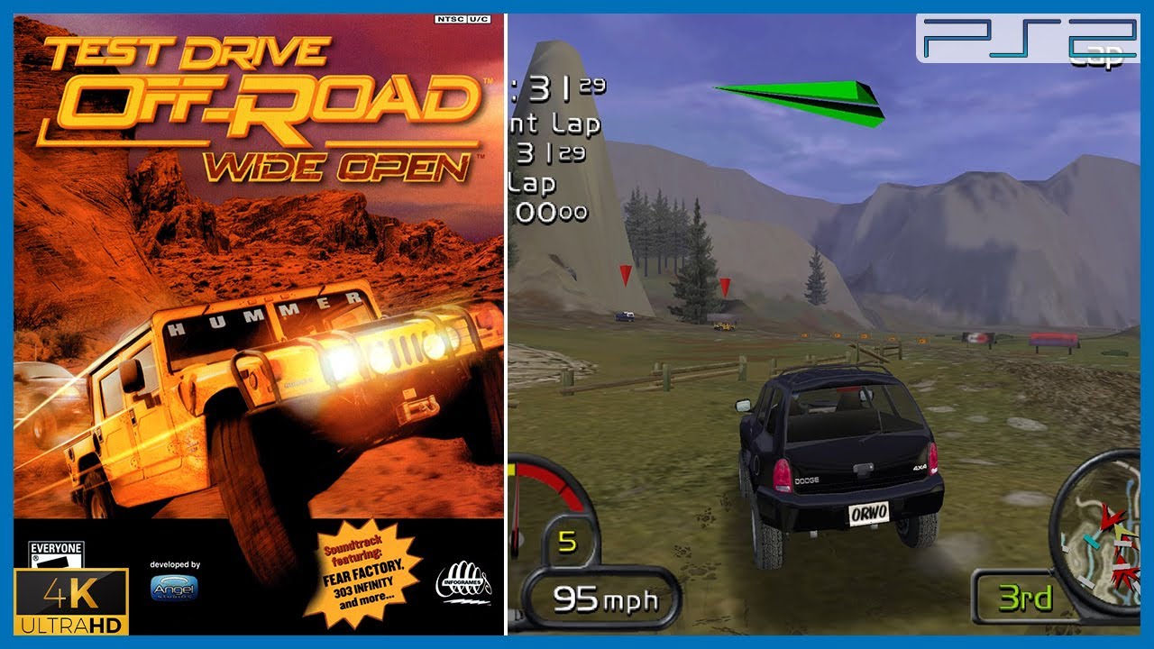 PS2 First Look [158] | Test Drive: Off-Road: Wide Open (US) (2001) | 4K 2160p