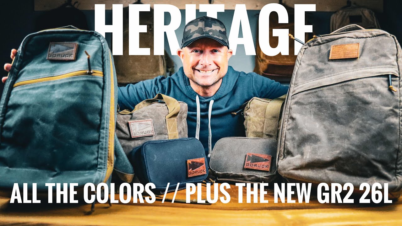 GORUCK Heritage GR2 // ОНИ СДЕЛАЛИ ЭТО! // Плюс краткий обзор цветов Heritage