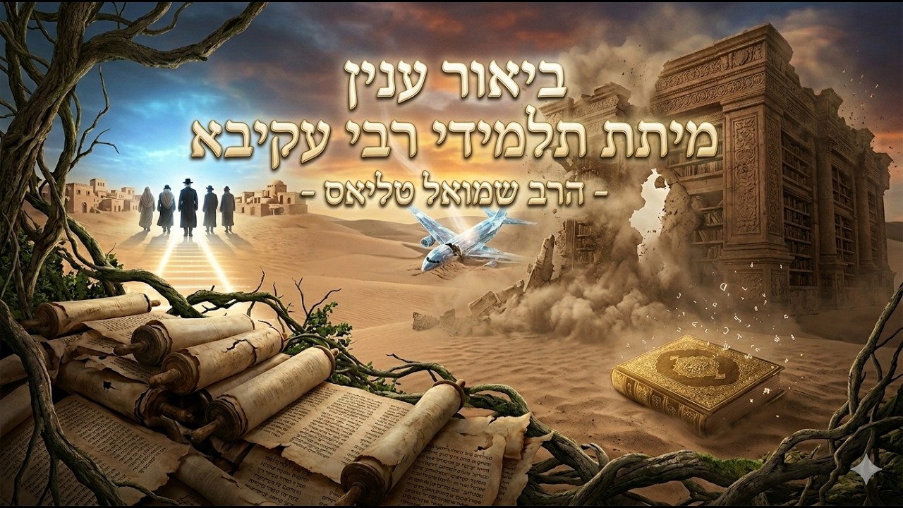 המטוס שהתרסק ברגע האחרון: הסיפור האמיתי של ספירת העומר | הרב שמואל טליאס