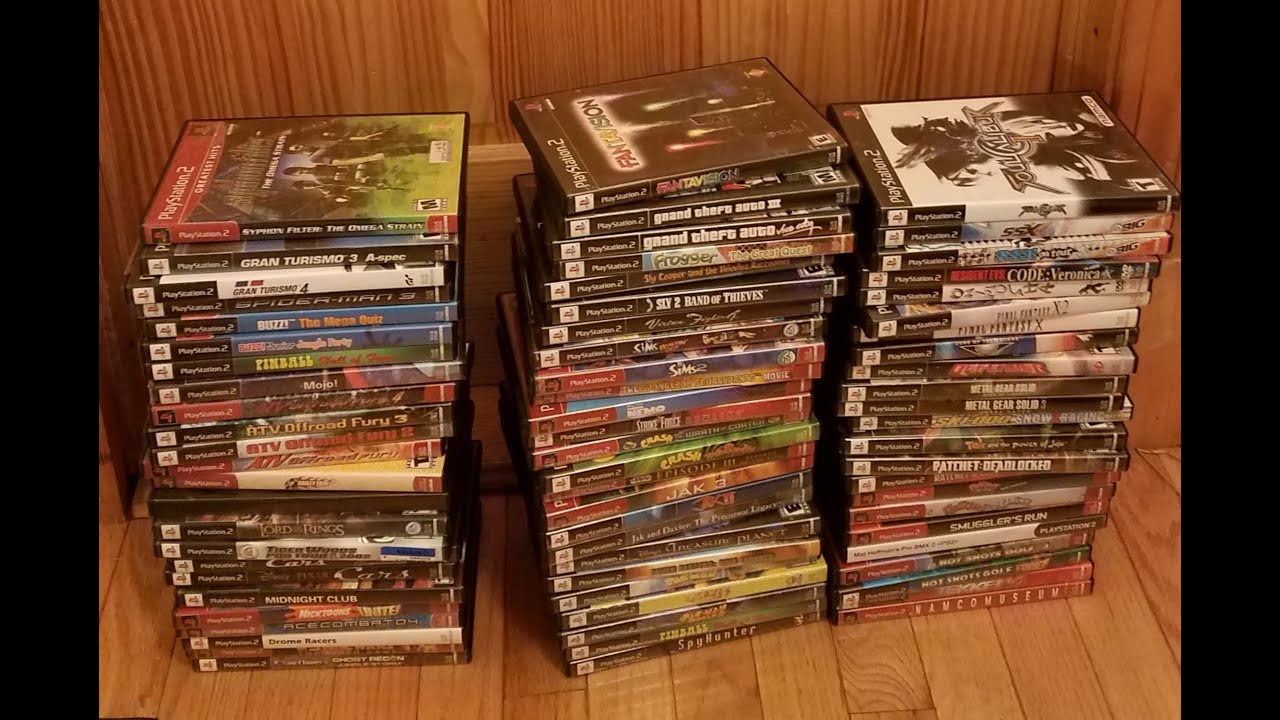 My PlayStation 2 Collection(As of January 2, 2019) (74 Games)