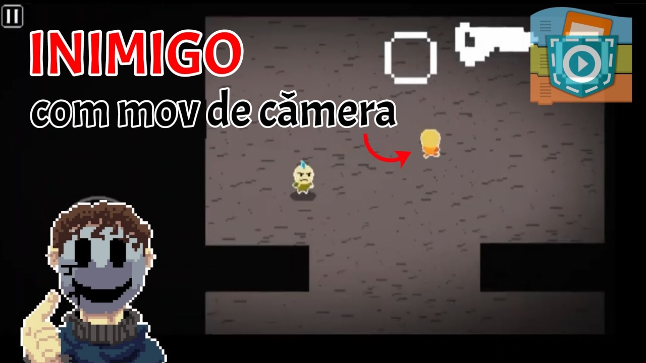 Inimigo com câmera no POCKET CODE!!| Tutorial