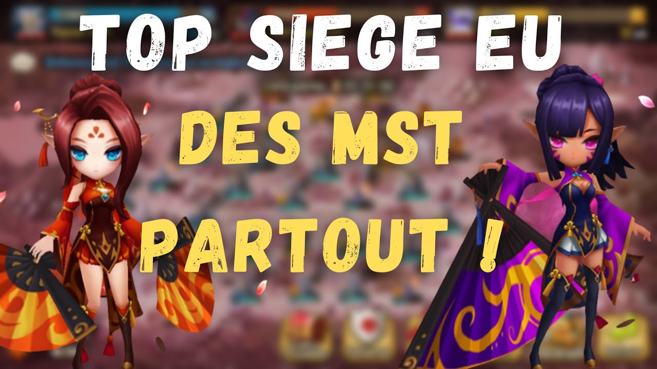 SIEGE EU : On tape full MST contre Newera et Doubt ! - SUMMONERS WAR