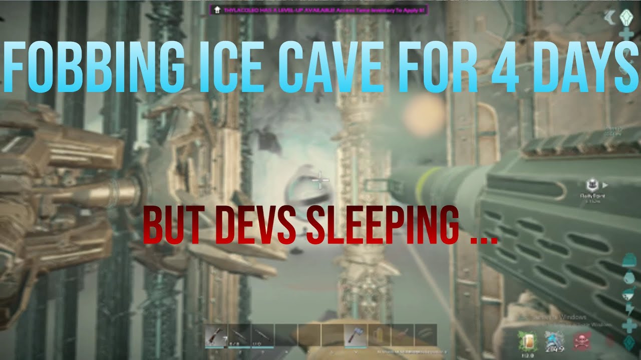 WE FOBBED ICE CAVE FOR 4 DAYS AGAINST CHEATERS YET THE DEVS ARE SLEEPING! |  ARK: SURVIVAL ASCENDED