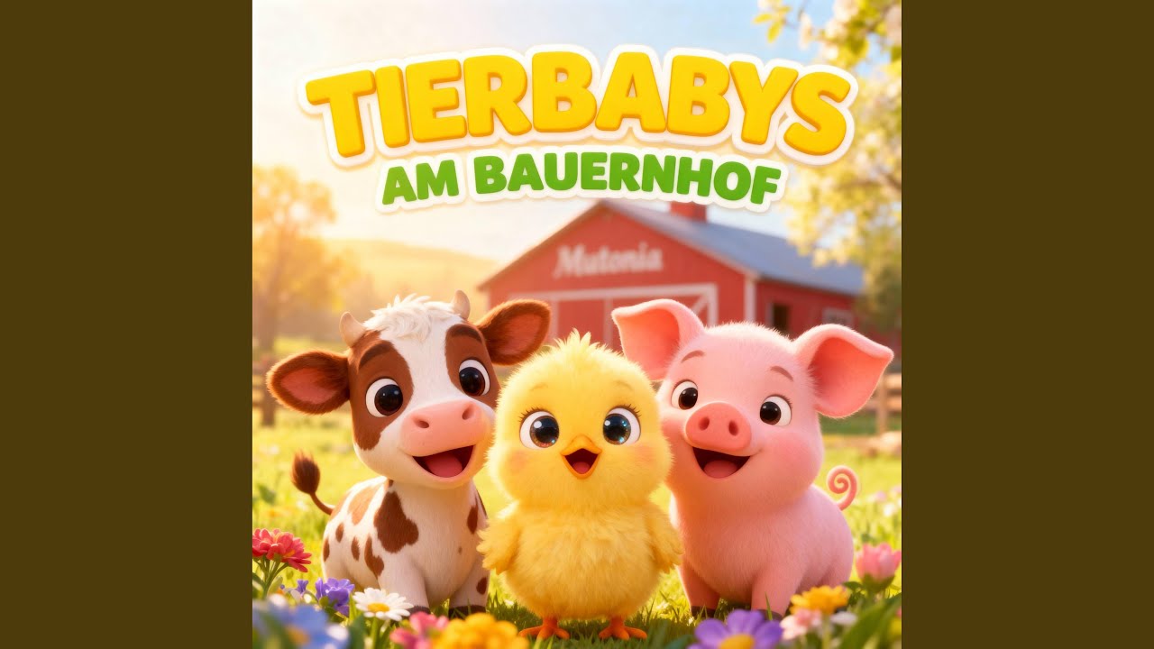 Tierbabys am Bauernhof - Das fröhliche Kinderlied mit süßen Tieren!