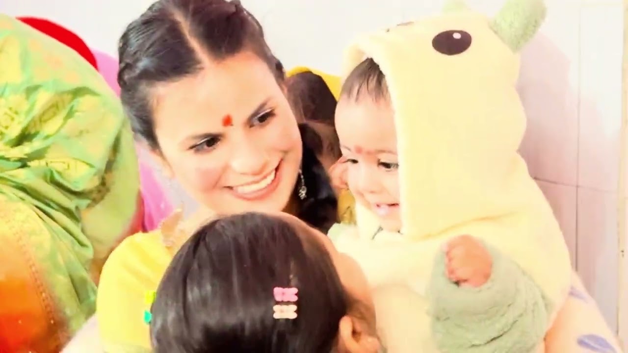 Ladu k birthday vlog |khushi pathak| #familyvlog #sunderkand 