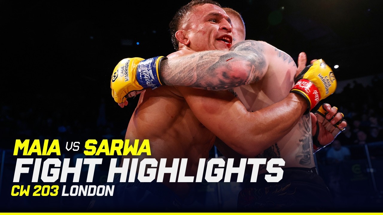 FIGHT OF THE YEAR CONTENDER 🤯 CW 203 London Maia vs Sarwa Fight Highlights