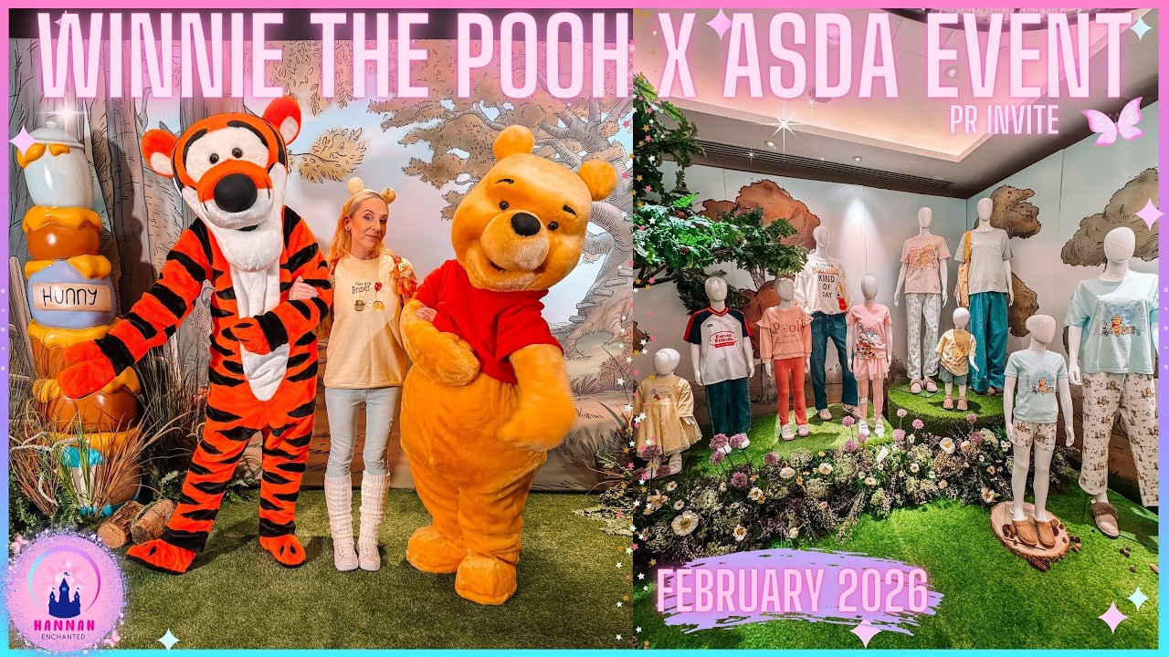 Disney Winnie The Pooh Kings Trust George Asda New Merch Showcase Event London February 2026 Vlog AD