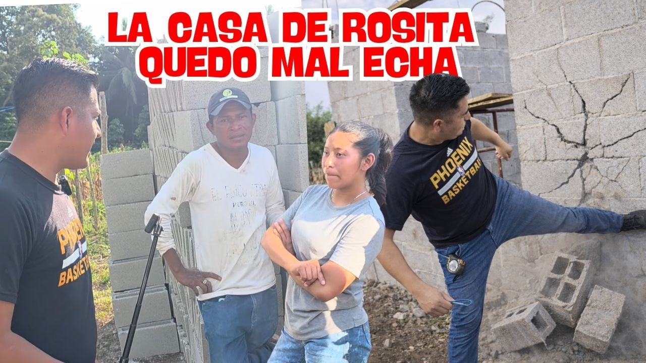 La casa de Rosita podría c0lapsar😨😡 | Despedí al albañil LA CASA ESTA MAL ECHA TODOS LO DIJERON😡😡