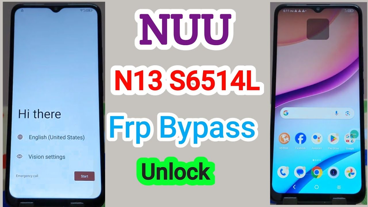 Nuu N13 S6514L Frp Bypass | Nuu N13 Frp Verify Google Account | Nuu S6514L Verify Google Account 