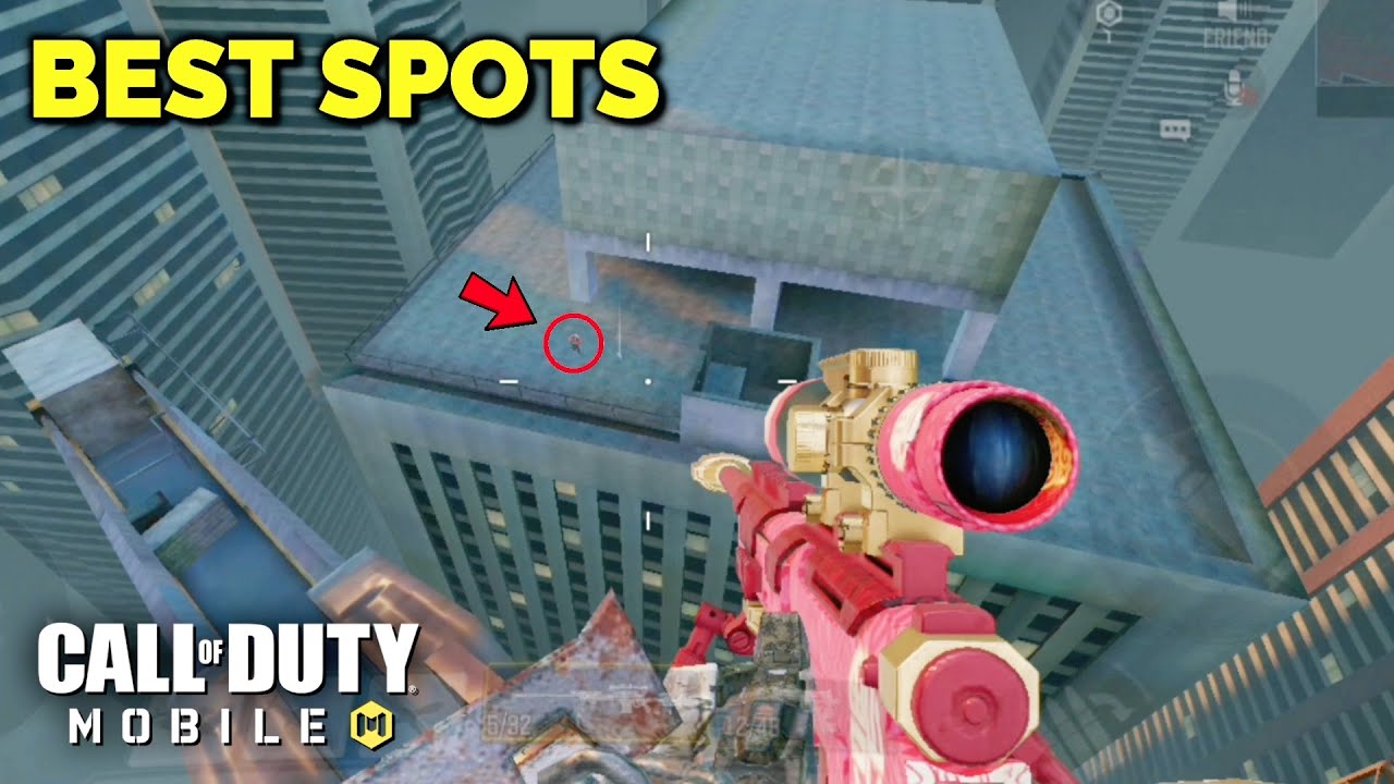 TOP BEST SECRET SPOTS & GLITCHES in HIGH RISE MAP!! CALL OF DUTY MOBILE (SEASON 8)