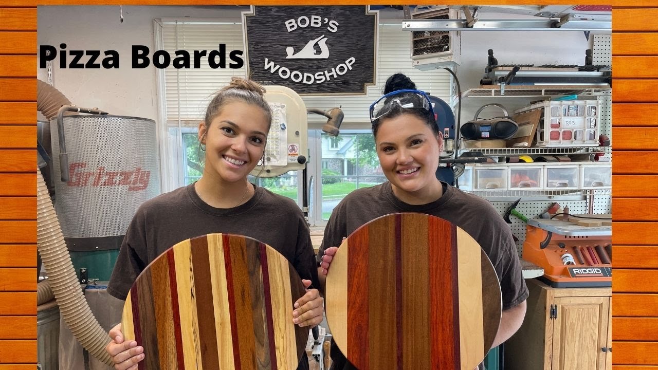 Доски для нарезки и сервировки пиццы в Bob's Woodshop