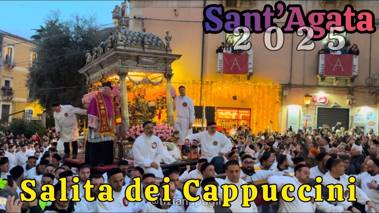 SANT’AGATA 2025 | SALITA DEI CAPPUCCINI, CORSA DEI DEVOTI | CATANIA