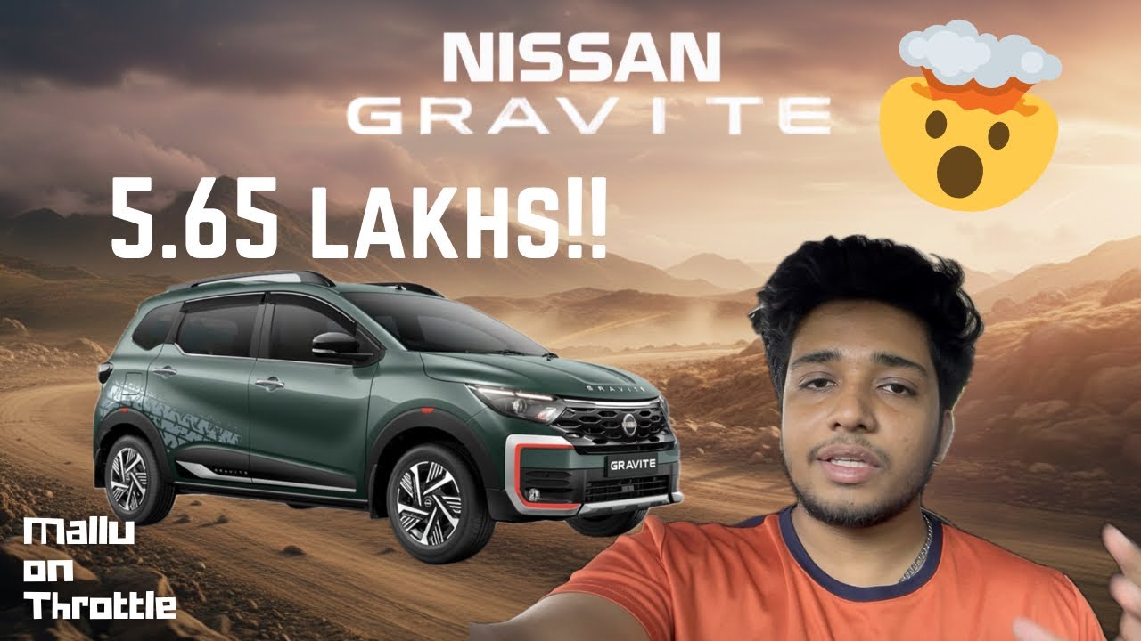 ₹5.65 Lakhs 7-Seater?? Nissan Gravite (Malayalam)Shocks India! 😱Rebadging of Triber!!