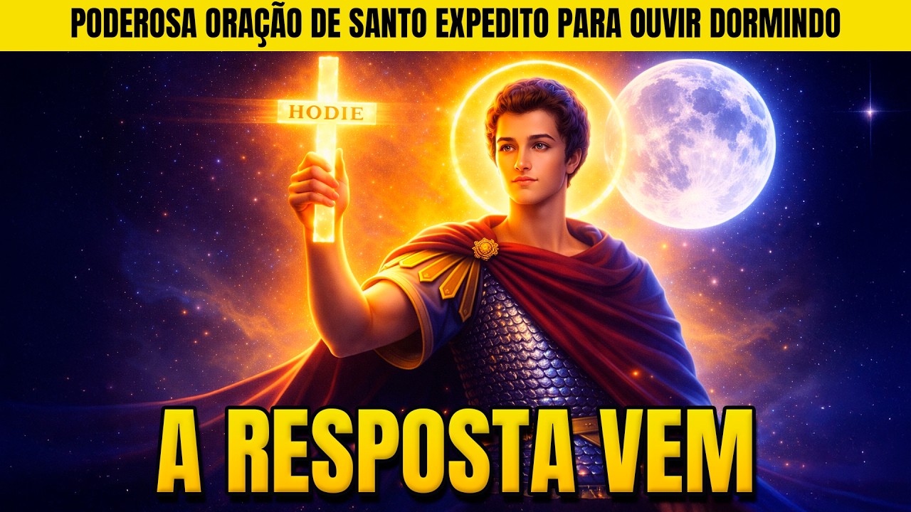 ⏳✨ ORAÇÃO DE SANTO EXPEDITO PARA OUVIR DORMINDO E RECEBER RESPOSTAS URGENTES