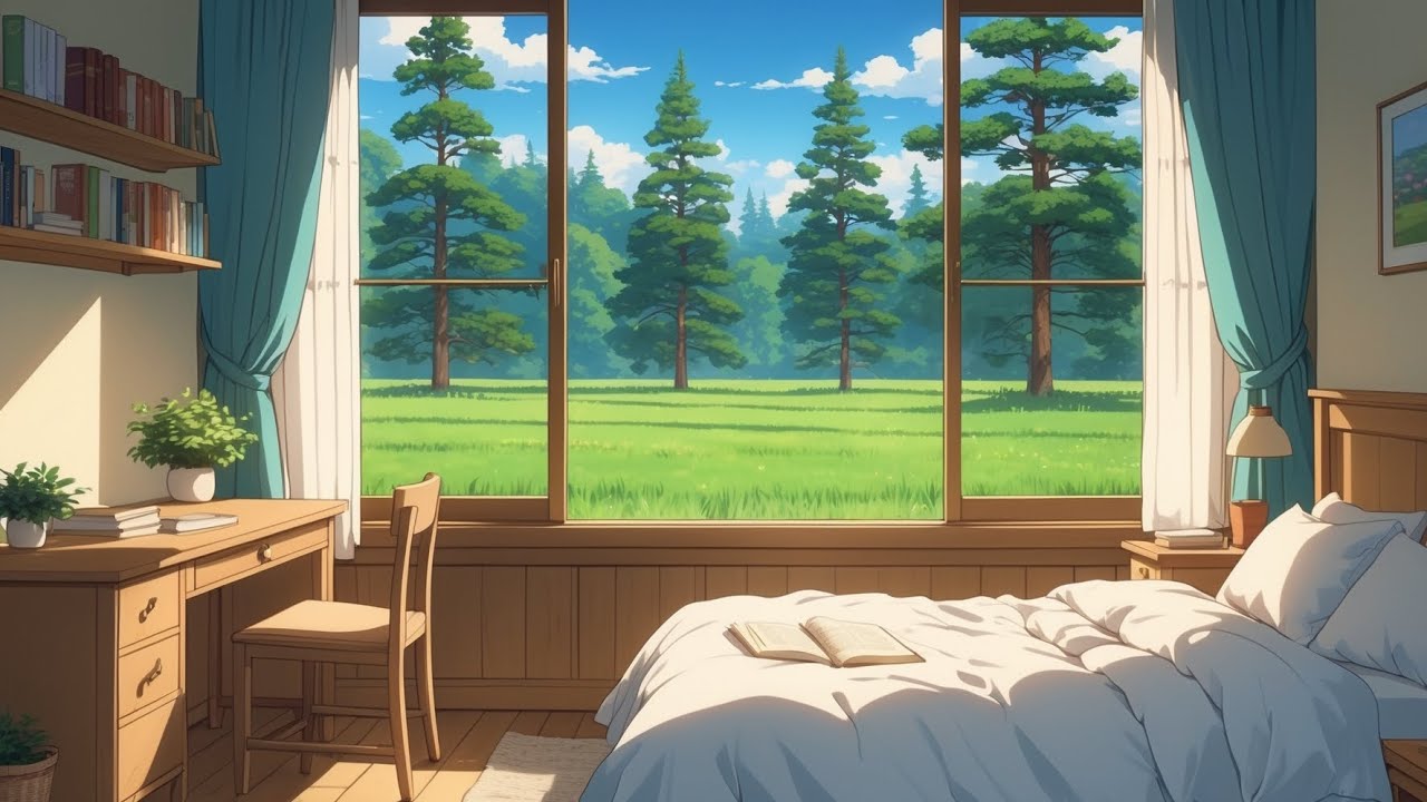 Relaxing & Calm Lofi Music ☘️ Clear Focus, Gentle Rest, Brighten Your Day