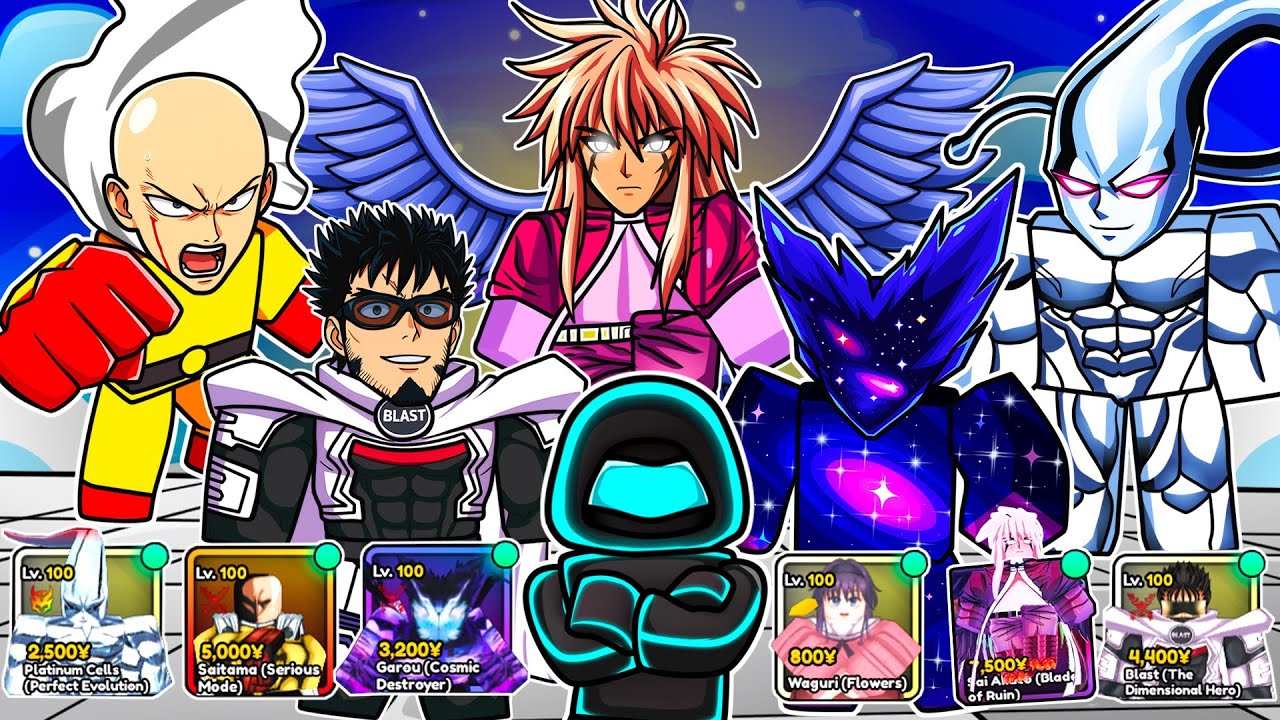 Pulling Every One Punch Man Unit In Roblox Anime Guardians