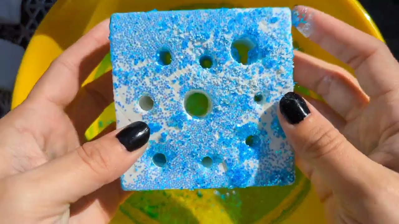 Water Dip & Crush | Collab with @fjh-asmr777