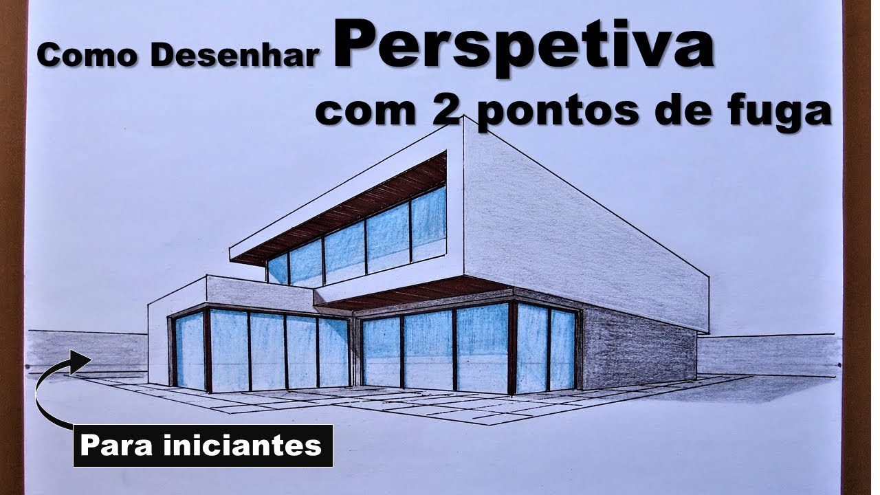 ✅COMO DESENHAR PERSPETIVA COM 2 PONTO DE FUGA PARA INICIANTE [aprenda do #0]
