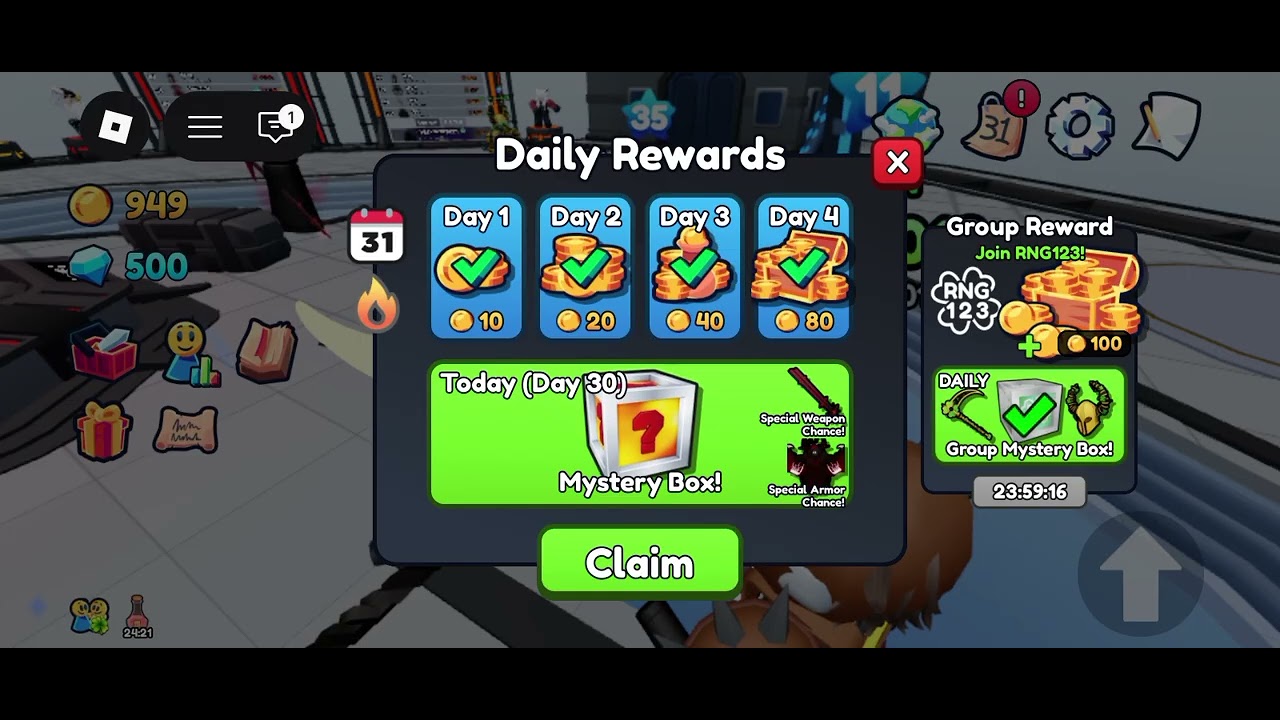 Rolling with 10m luck rng battles