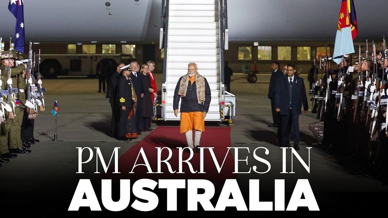 LIVE: PM Modi arrives in Melbourne, Australia