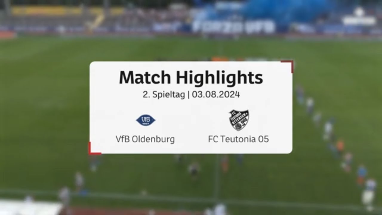 VfB Oldenburg gegen Teutonia Ottensen HIGHLIGHTS