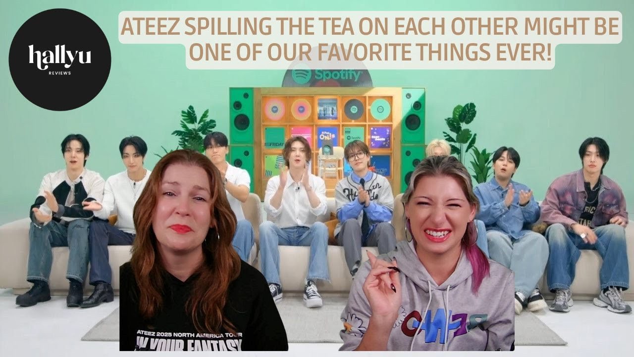 ATEEZ (에이티즈) Самая золотая и нефильтрованная реакция на вечеринку Spotify House Party