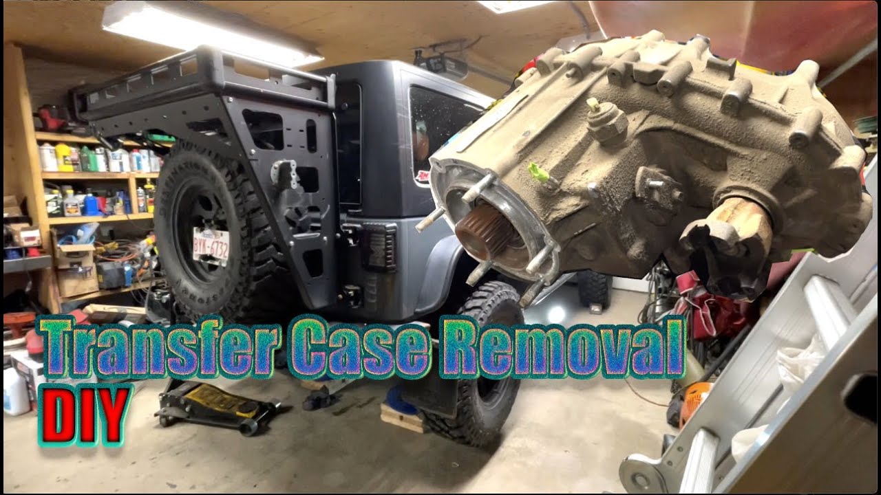 Jeep JKU HOW TO REMOVE TRANSFER CASE