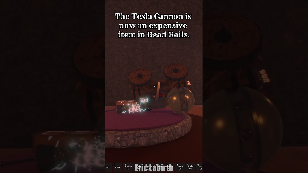Tesla Cannon Price | Dead Rails #roblox #deadrails #deadrailsroblox