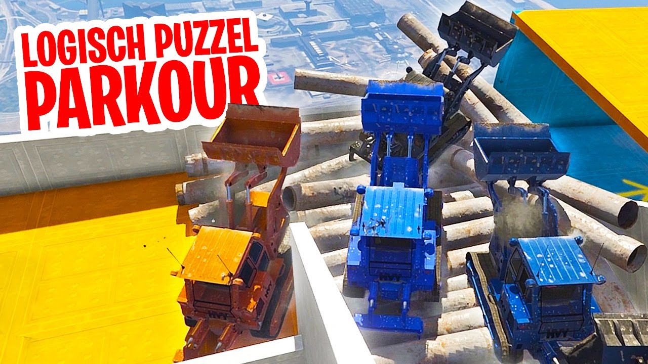 PUZZEL PARKOUR LOOPT UIT DE HAND !!!