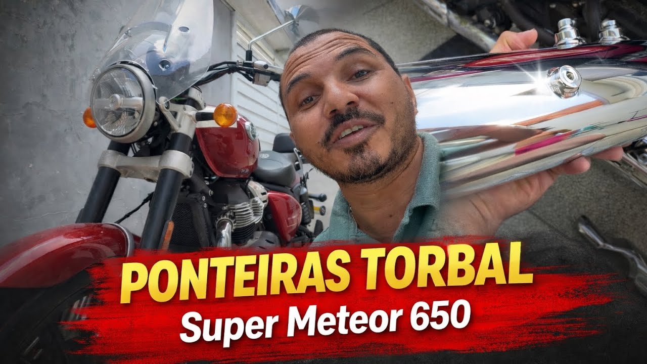 PONTEIRAS TORBAL NA SUPER METEOR 650 | MUDA MESMO?
