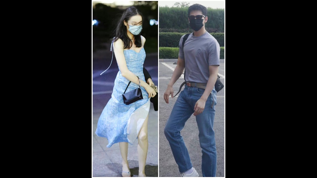 Yang Yang 💙 Dilraba Dilmurat at the airport ~ so warm with fans/杨洋迪丽热巴最新机场路透/Dương Dương x Nhiệt Ba