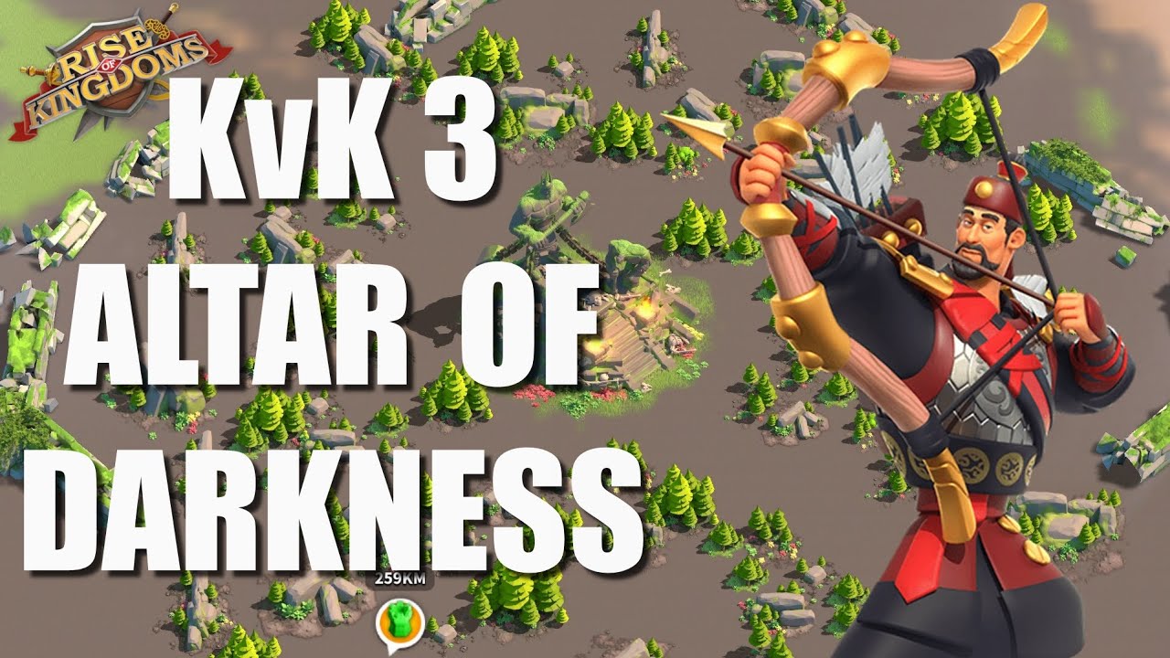 KvK 3 Altar of Darkness fight 2329 vs 2336 - Rise of Kingdoms