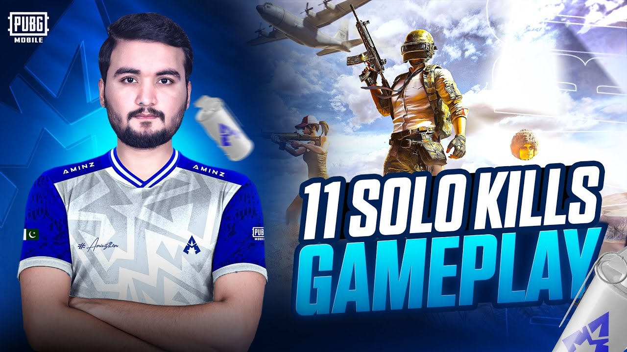 SOLO 11 KILLS | 21 KILLS WWCD | IGL POV | AMINZ ESPORTS