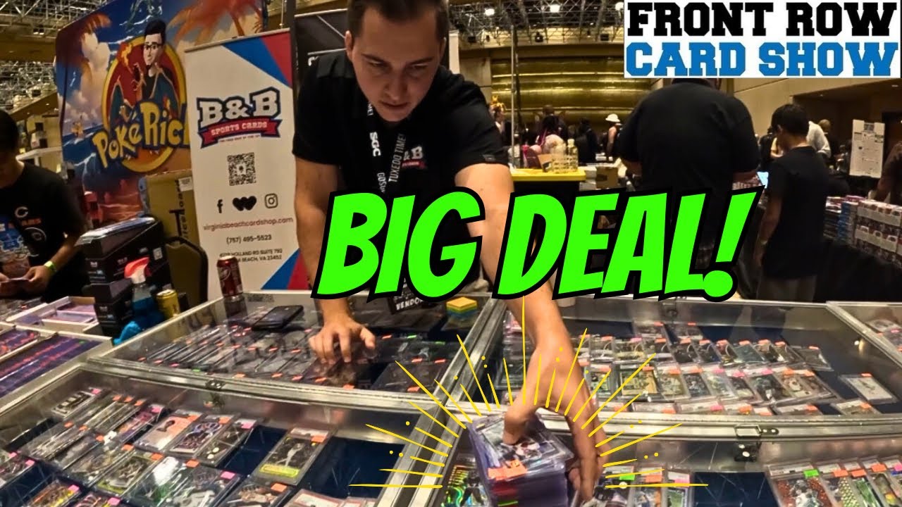 Loading up on Sports Card Deals at the Front Row Card Show in Las Vegas!