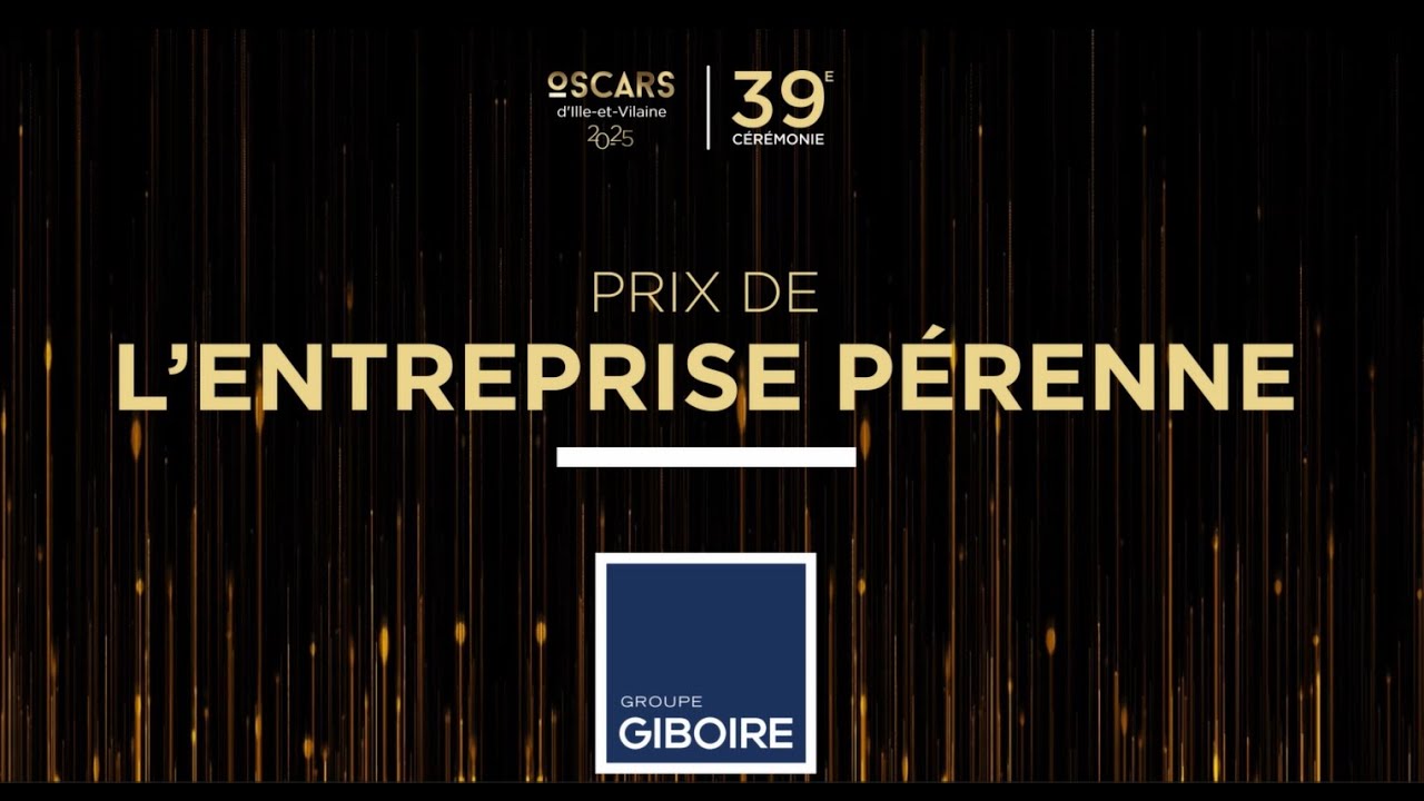 Prix de l’entreprise Pérenne pour le Groupe Giboire