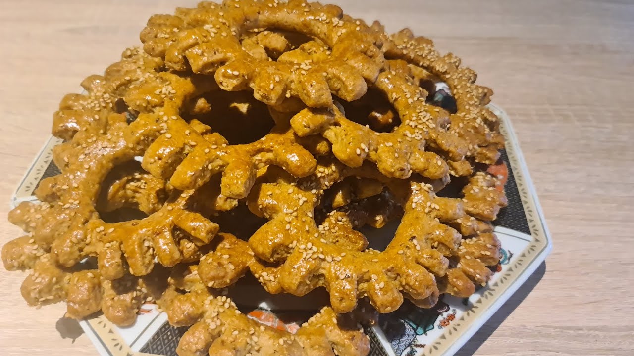 الكعك الوجدي مقرمش وبنين😋😋