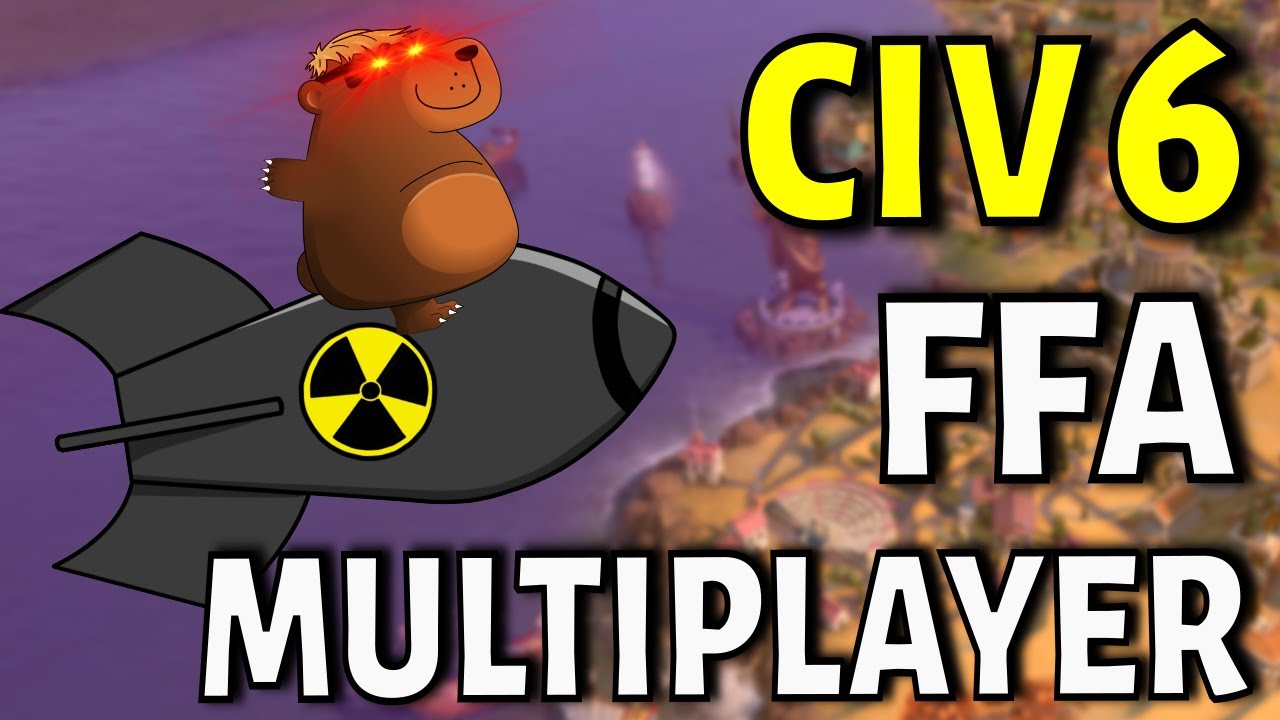 Ursa Plays CIv 6 Multiplayer, Can I Win?? - Free For All Chaos!!