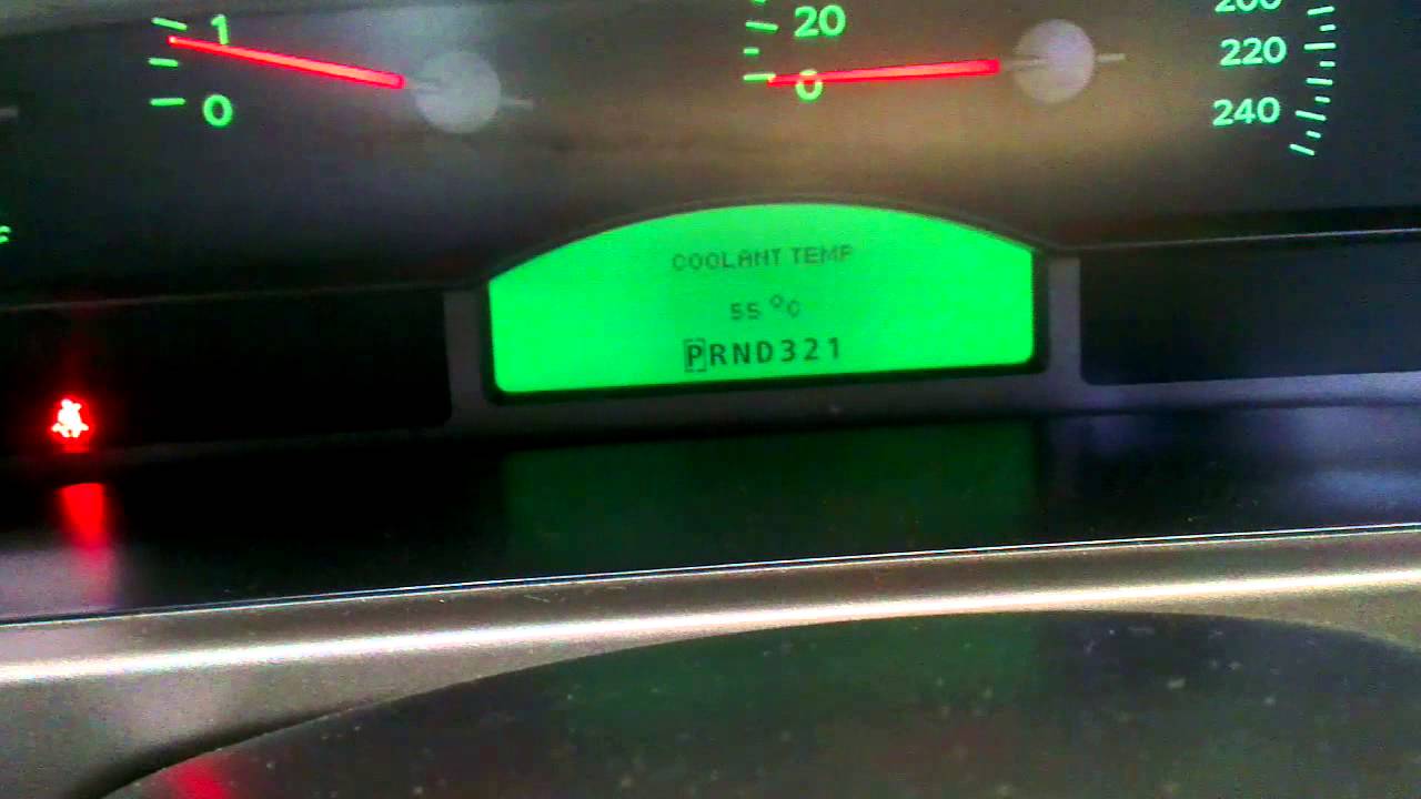 Holden Commodore VX engineering mode dashboard functions buttons parameters digital speedo