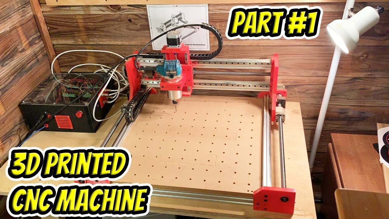 DIY Homemade CNC Machine With 3D Printed Parts (Part #1)