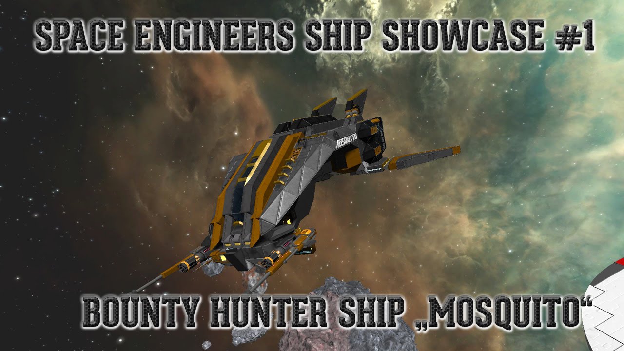 Space Engineers Ship Showcase #1: Bounty Hunter Ship 