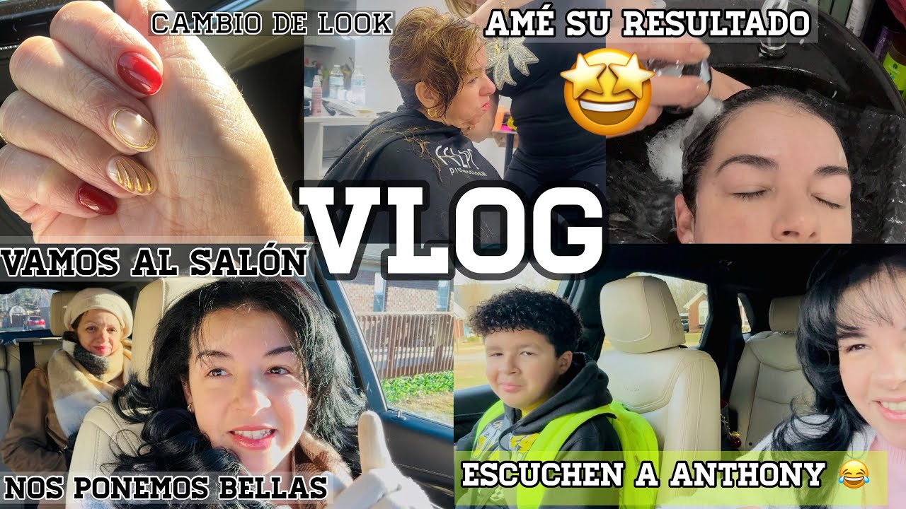 EneVlog#5| DIA de chicas |Vamos al salón con mi Mami |Anthony les cuenta algo |NadyVlogs