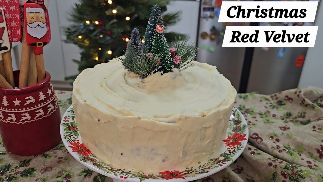 NAVIDAD TORTA RED VELVET -  SILVANACOCINA 