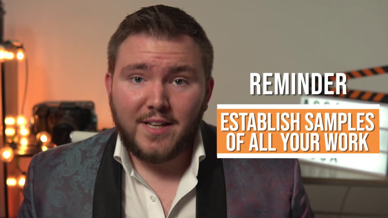 How to make a PORTFOLIO as a FILMMAKER!