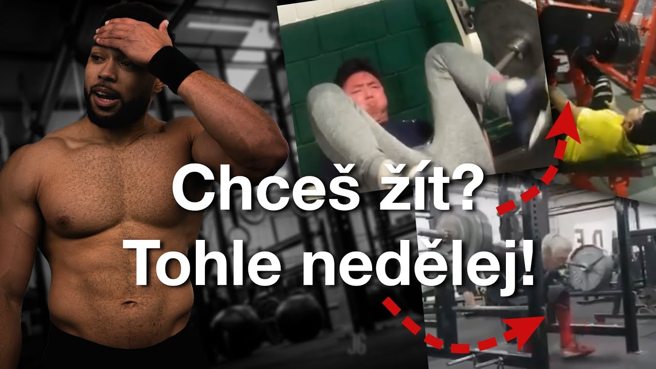 NEJHORŠÍ CHYBY VE FITKU! - Jak si zacvičit a nezranit se u toho /gymfails
