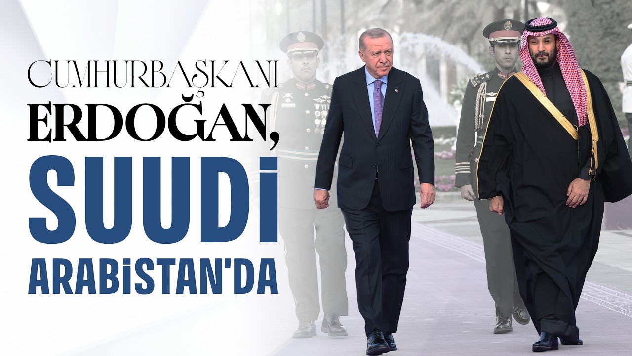 Cumhurbaşkanı Erdoğan, Suudi Arabistan Veliaht Prensi Selman tarafından Riyad'da törenle karşılandı