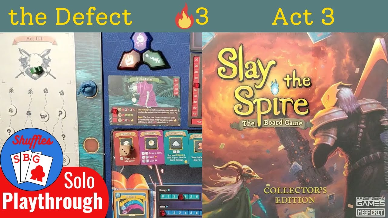 Slay the Spire the Board Game | Defect Solo Playthrough | Act 3