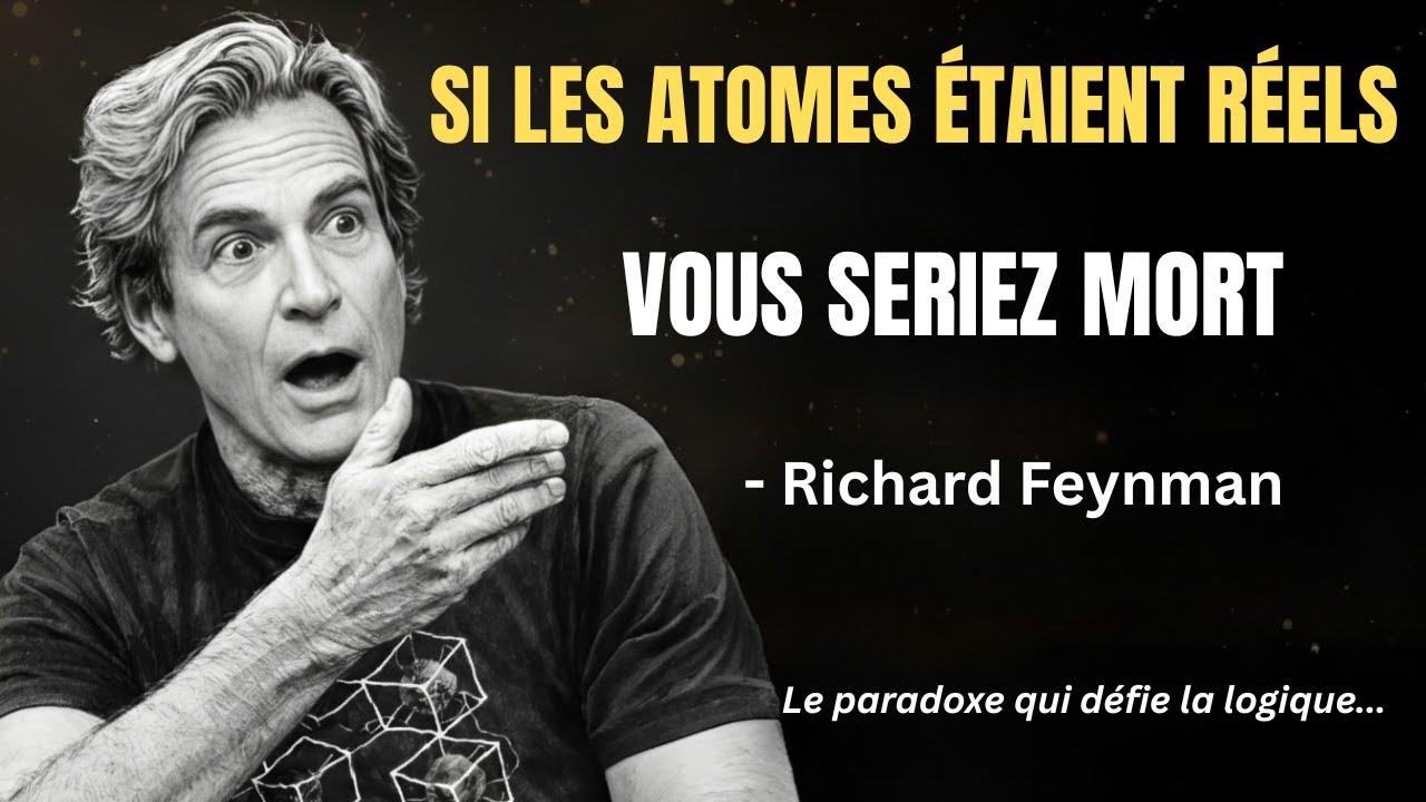Richard Feynman   Si les atomes étaient réels, vous seriez mort voici le paradoxe 1080p caption
