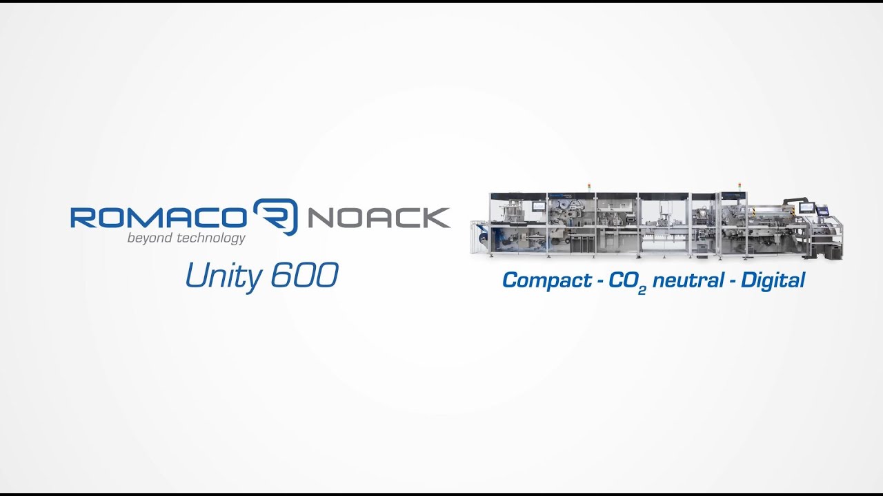 Romaco Noack Unity 600 blister packaging line