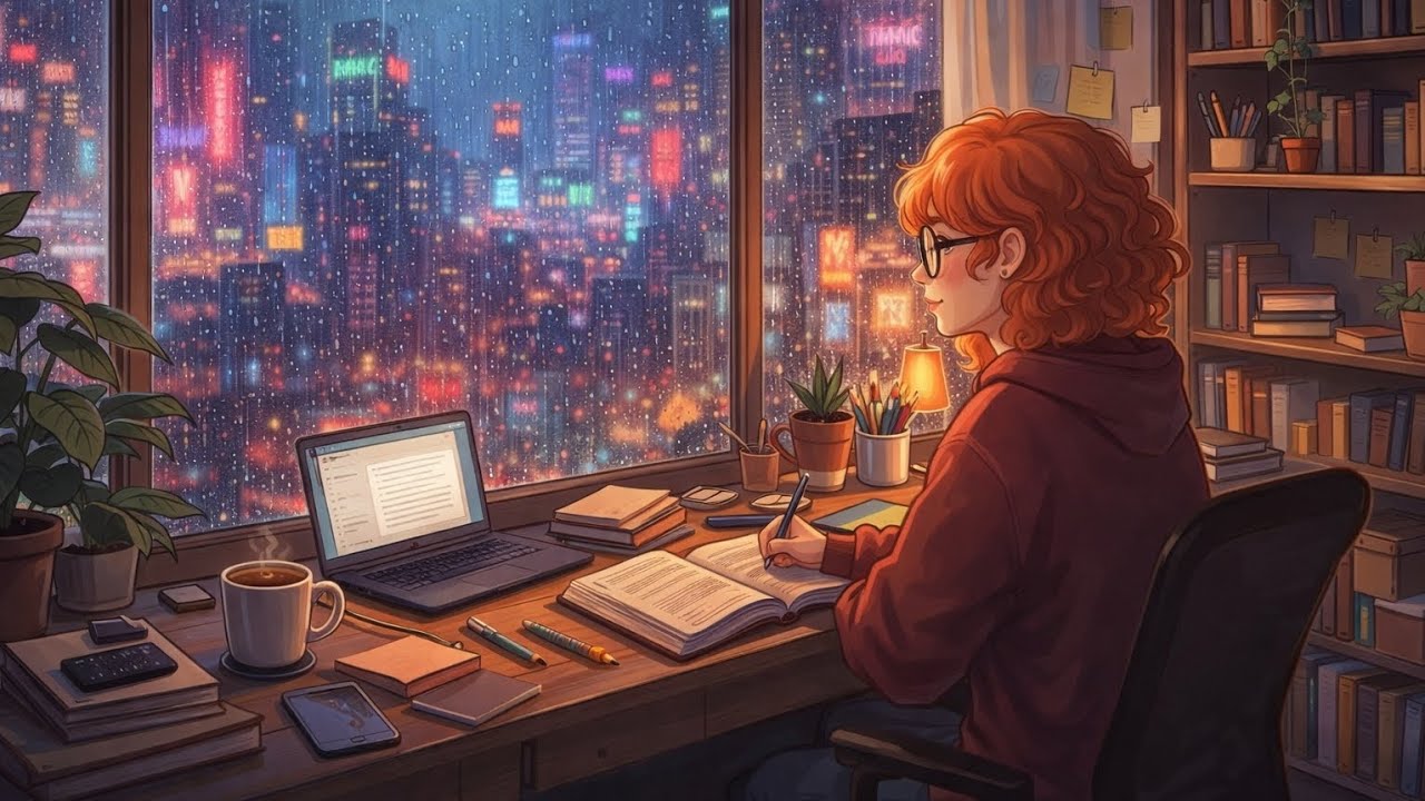 30/10 Pomodoro Timer • 2-Hour Study With Calm Rain  