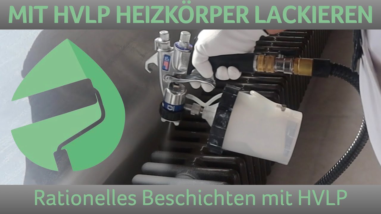 Mit HVLP einen Heizkörper spritzen / Graco Finish Pro 9,5 Paimt machine #maler #graco #spray